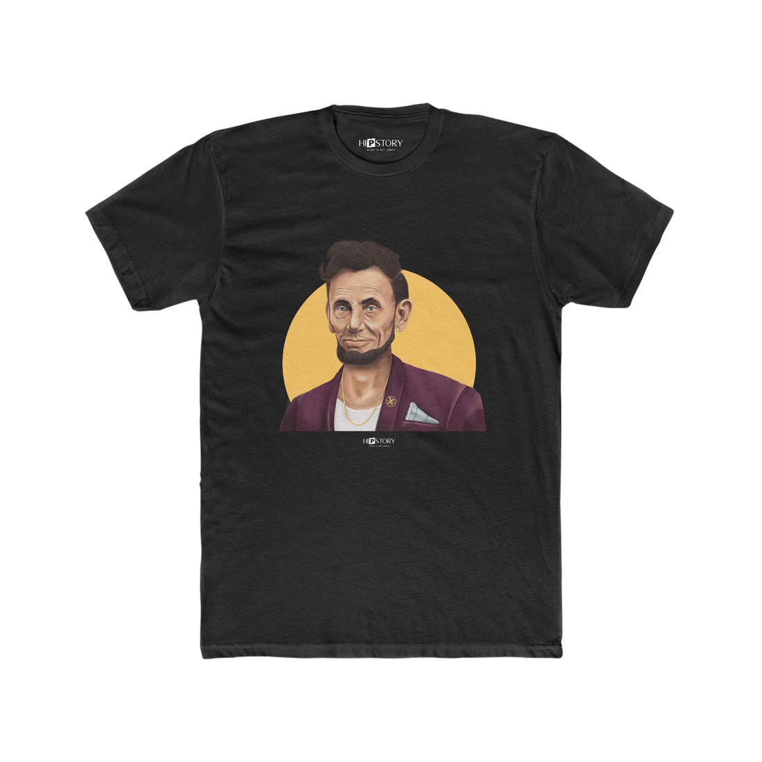 Abraham Lincoln Hipstory Cotton Crew T-Shirt - Hipstory Shop