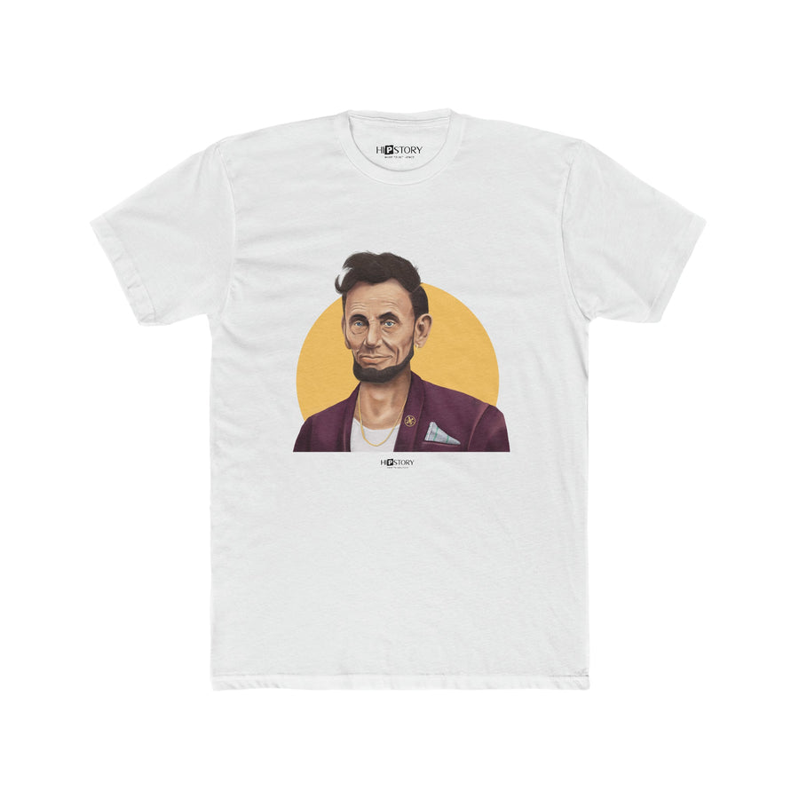 Abraham Lincoln Hipstory Cotton Crew T-Shirt - Hipstory Shop