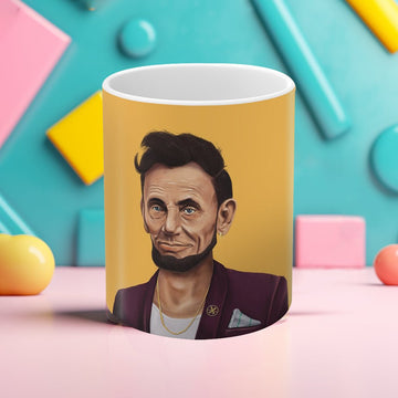 Abraham Lincoln Hipstory Mug 11oz - Hipstory Shop