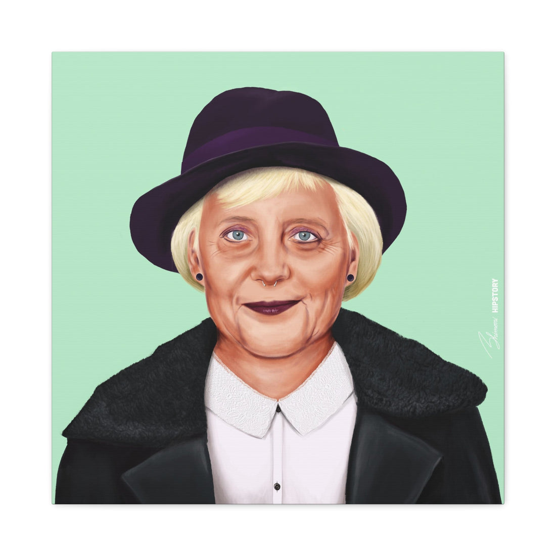 Angela Merkel Canvas - Hipstory Shop