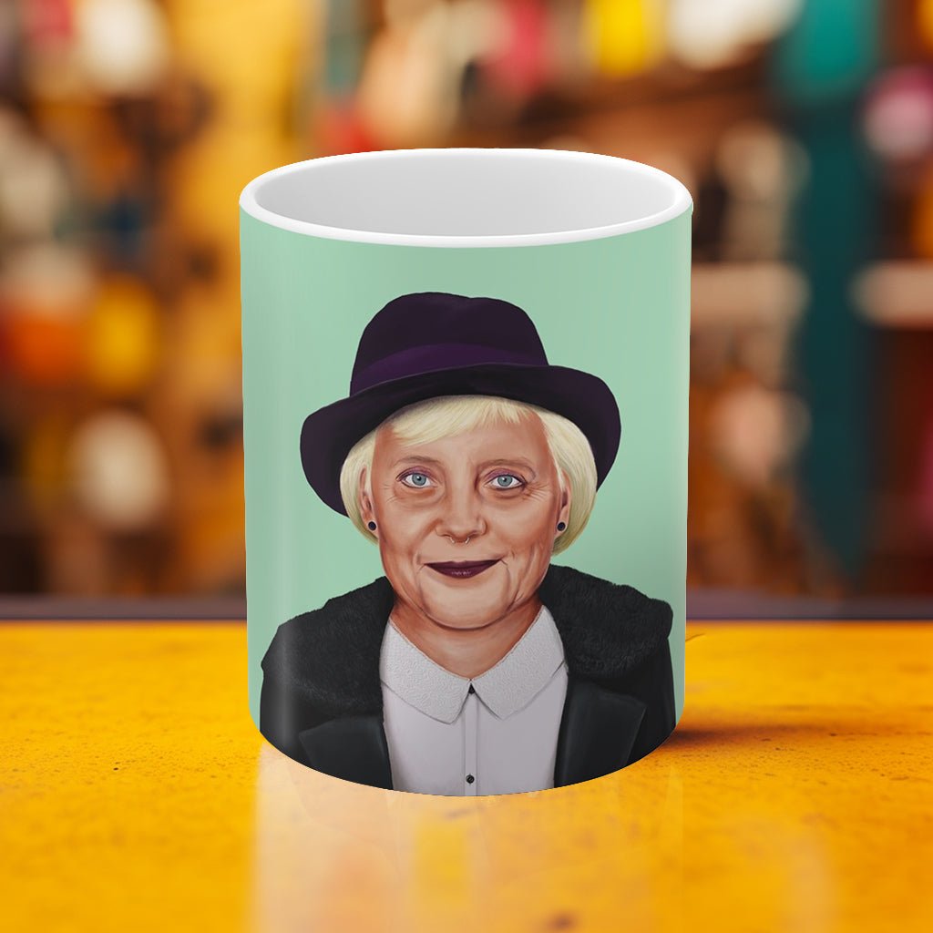 Angela Merkel Hipstory Mug 11oz - Hipstory Shop