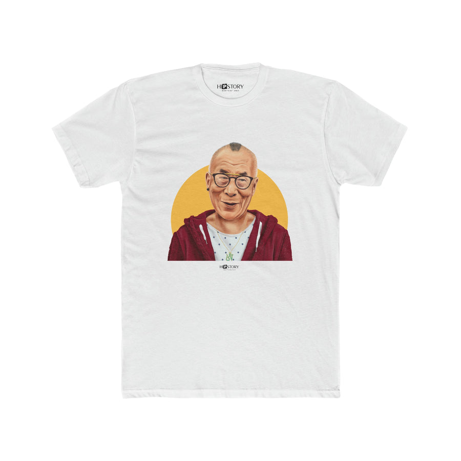 Dalai Lama Hipstory Cotton Crew T-Shirt - Hipstory Shop