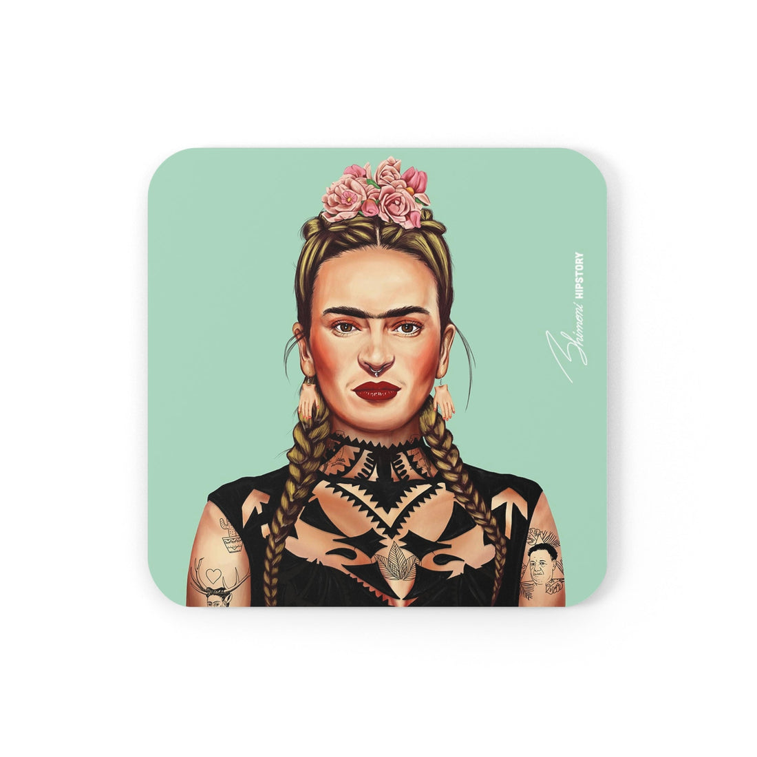 Frida Kahlo Hipstory Coaster - Hipstory Shop