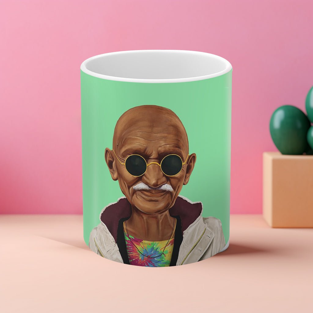 Mahatma Gandhi Hipstory Mug 11oz - Hipstory Shop