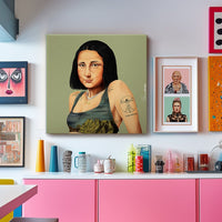 Mona Lisa Canvas - Hipstory Shop