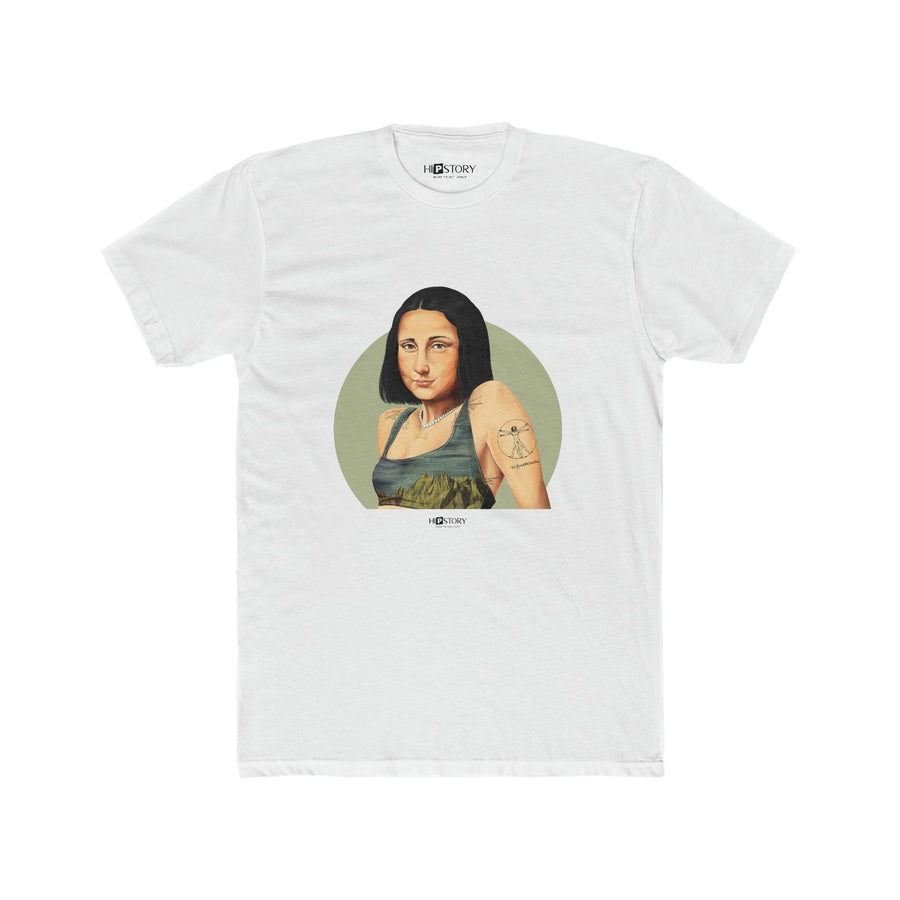 Mona Lisa Hipstory Cotton Crew T-Shirt - Hipstory Shop
