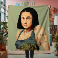 Mona Lisa Minky Blanket - Hipstory Shop