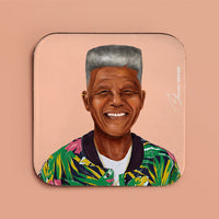 Nelson Mandela Hipstory Coaster - Hipstory Shop
