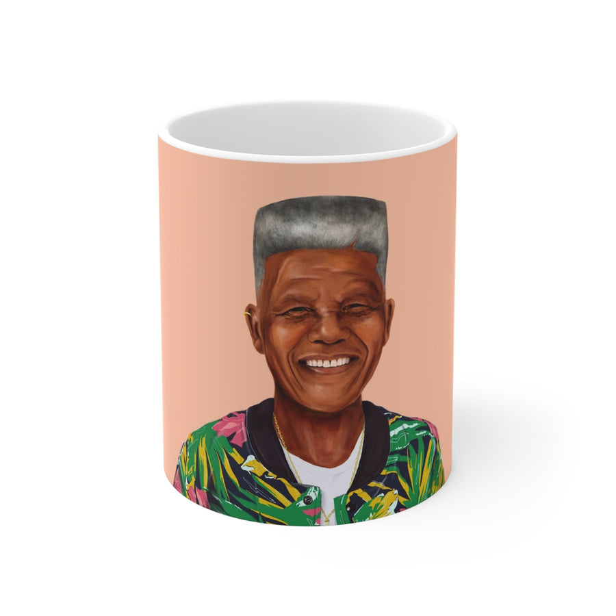 Nelson Mandela Hipstory Mug 11 oz - Hipstory Shop
