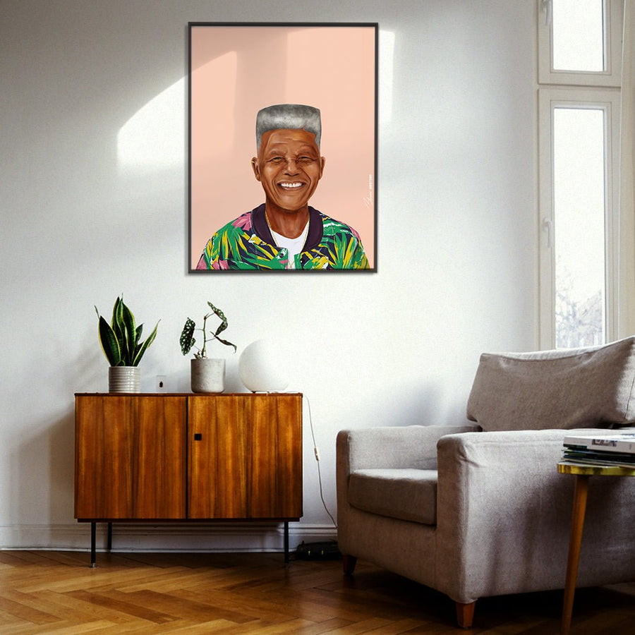 Nelson Mandela Poster - Hipstory Shop
