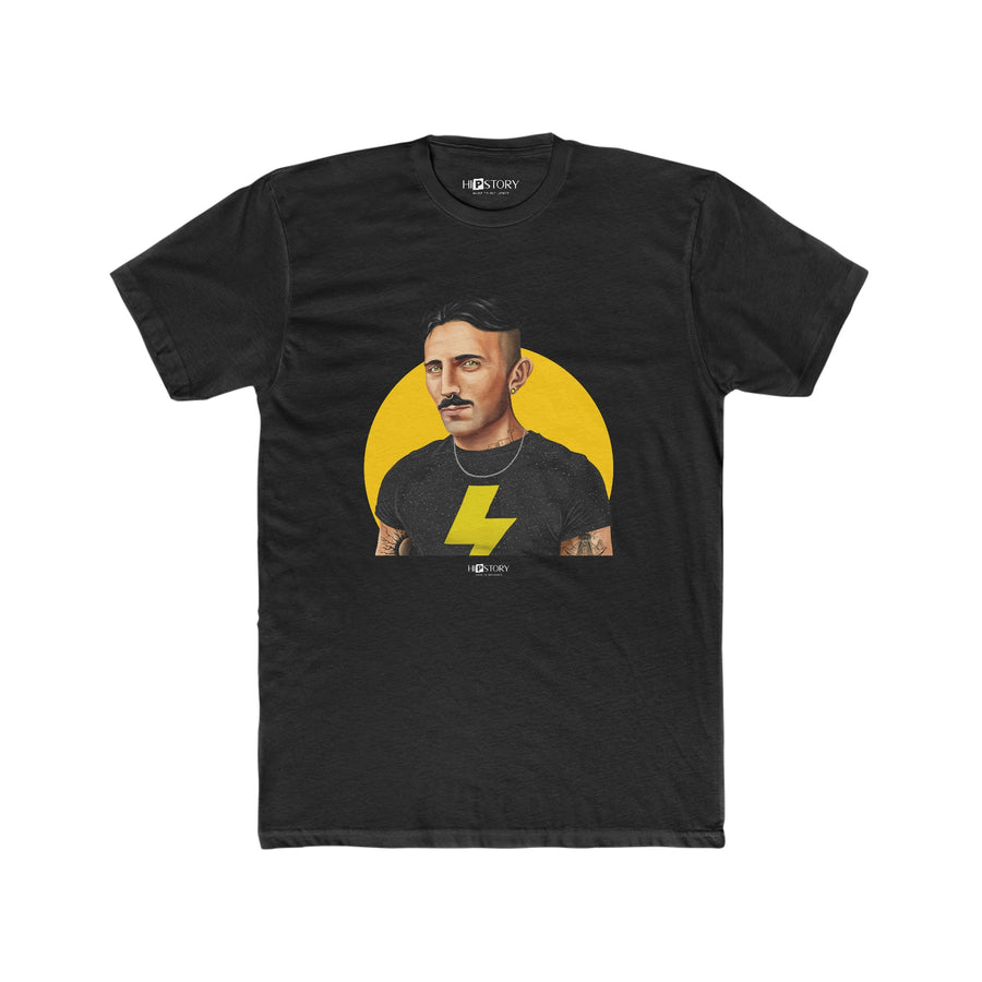 Nikola Tesla Hipstory Cotton Crew T-Shirt - Hipstory Shop