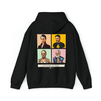 Nikola Tesla, Marie Curie, Steve Jobs, Galileo Galilei Hipstory Hooded Sweatshirt - Hipstory Shop
