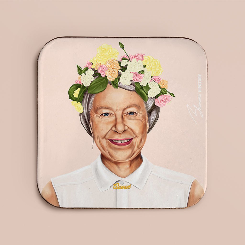 Queen Elizabeth II Hipstory Coaster - Hipstory Shop