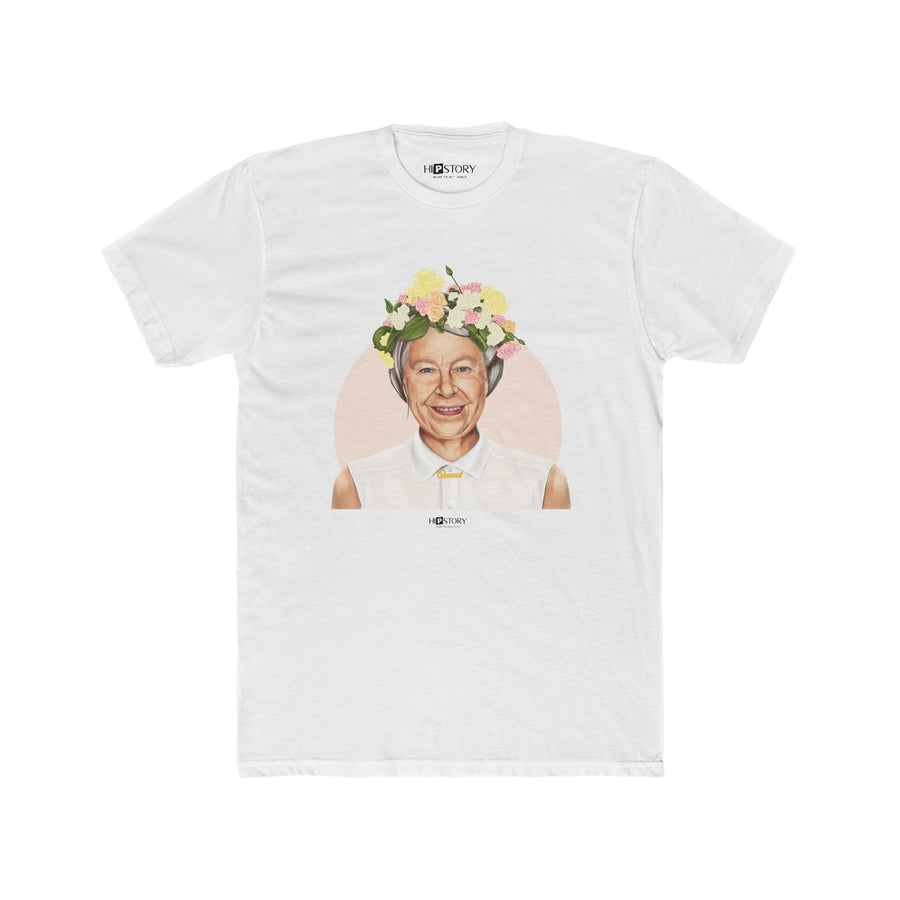 Queen Elizabeth II Hipstory Cotton Crew T-Shirt - Hipstory Shop