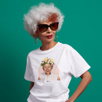 Queen Elizabeth II Hipstory Cotton Crew T-Shirt - Hipstory Shop