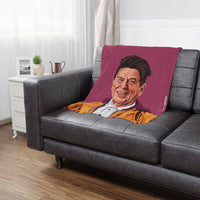 Ronald Reagan Minky Blanket - Hipstory Shop