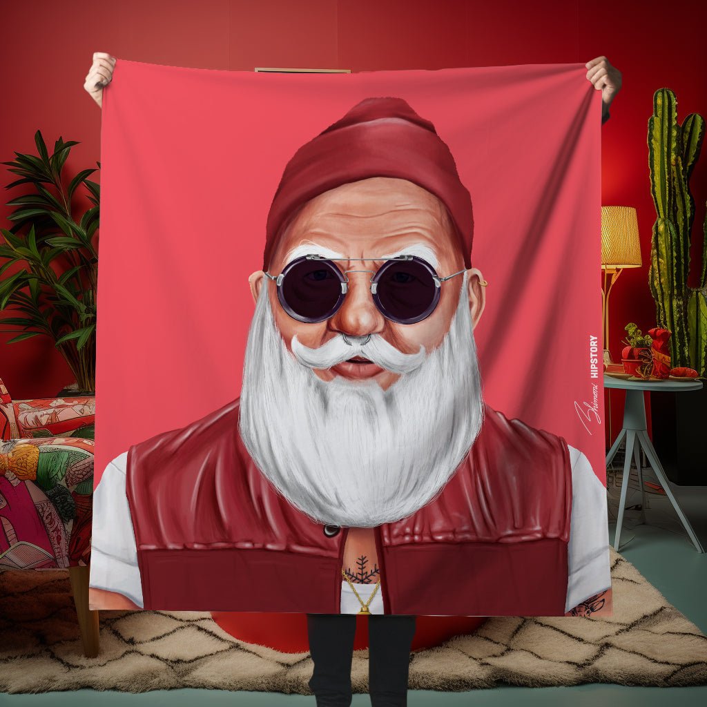 Santa Claus Minky Blanket - Hipstory Shop