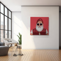 Santa Clause Canvas - Hipstory Shop