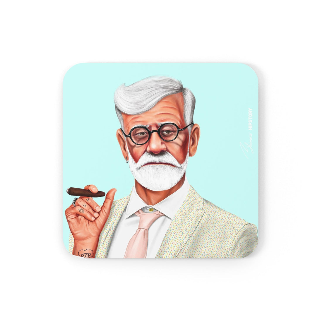 Sigmund Freud Hipstory Coaster - Hipstory Shop