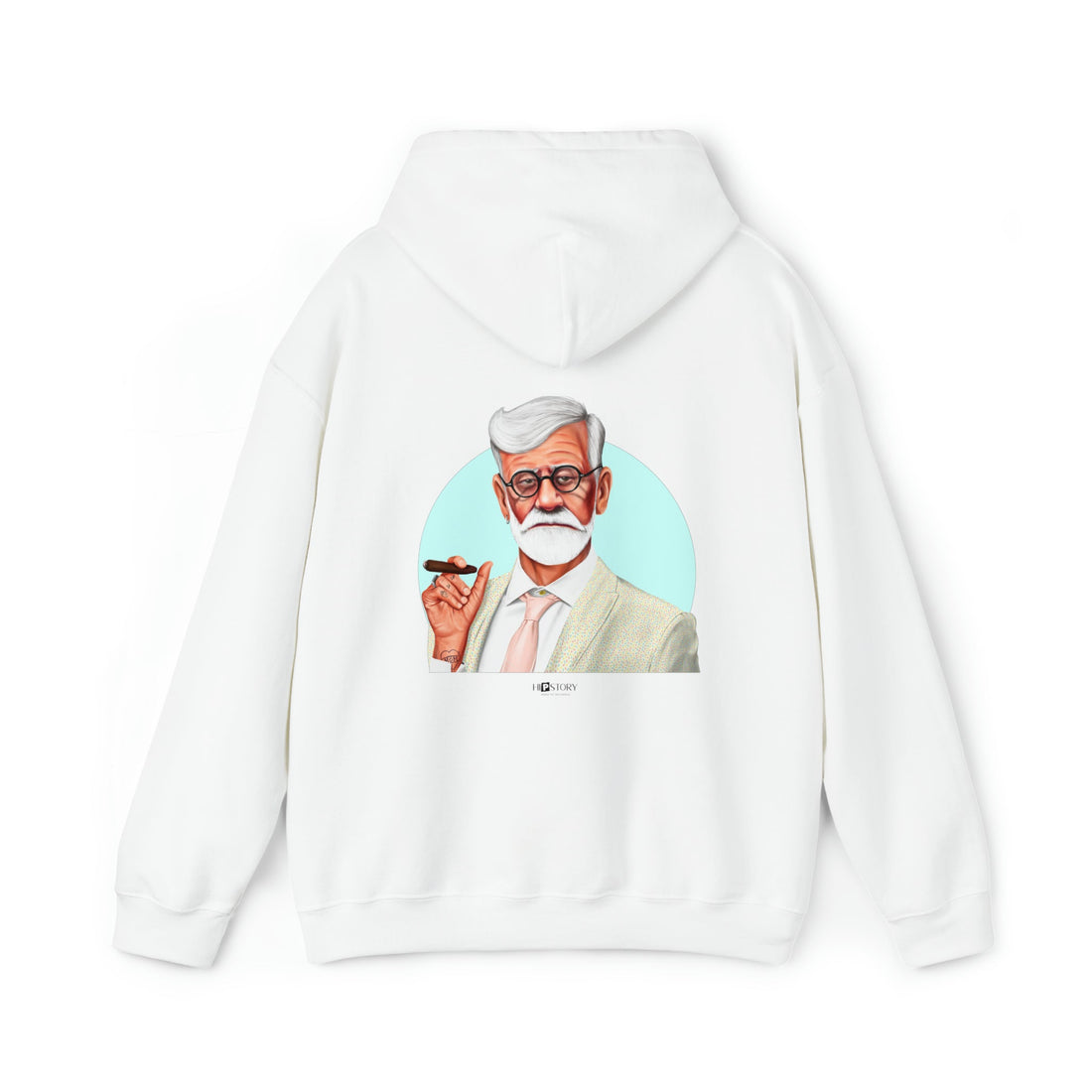 Sigmund Freud Hipstory Hooded Sweatshirt - Hipstory Shop