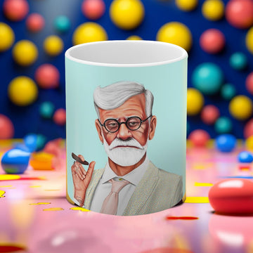 Sigmund Freud Hipstory Mug 11oz - Hipstory Shop