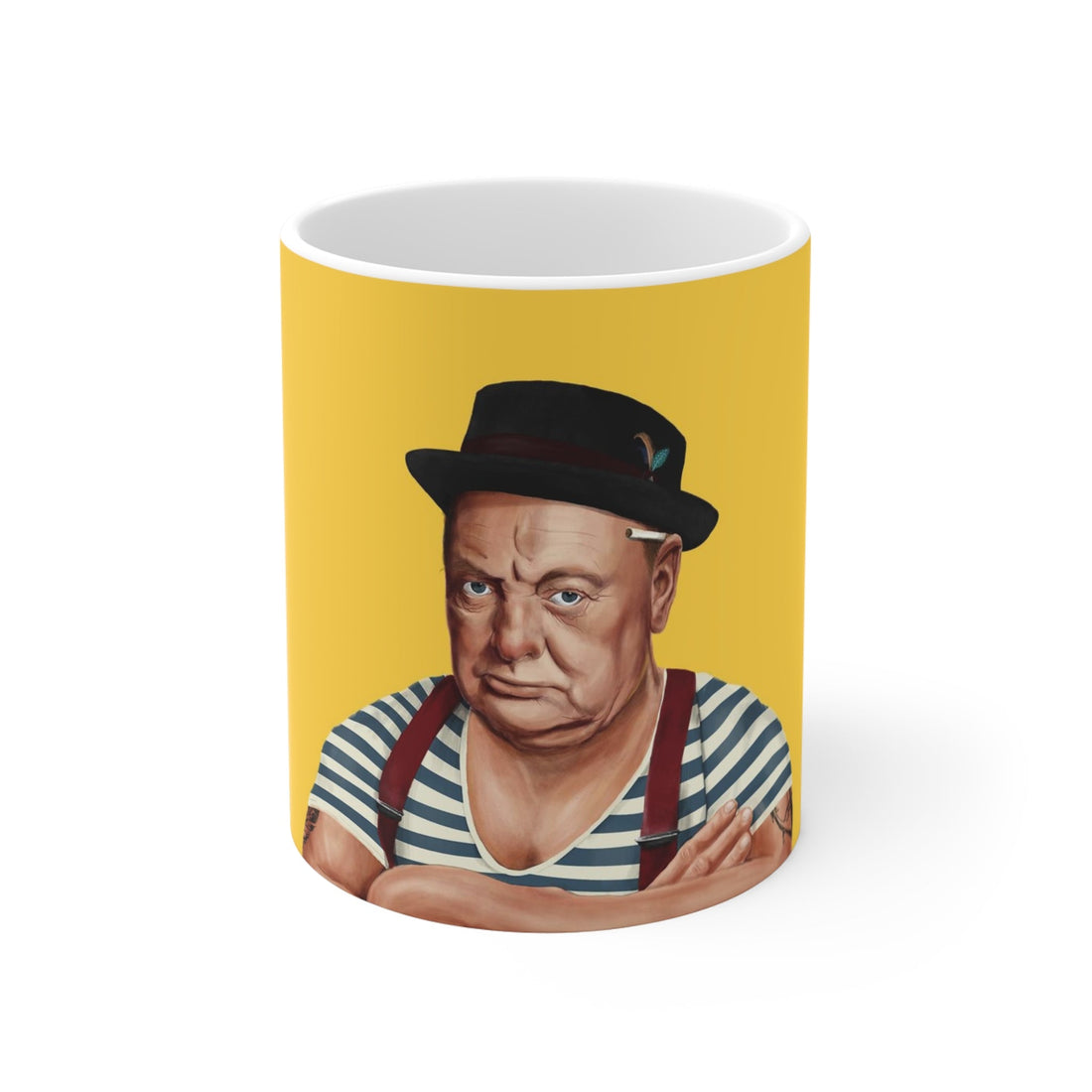 Winston Churchill Hipstory Mug 11oz - Hipstory Shop