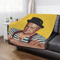 Winston Churchill Minky Blanket - Hipstory Shop